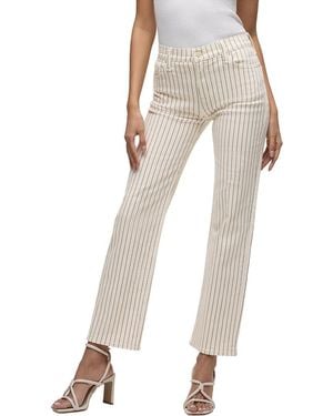 Hudson Jeans Remi Ecru Stripe Jean - Natural