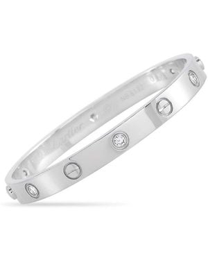 Cartier 18K Love Bracelet (Authentic Pre-Owned) - White