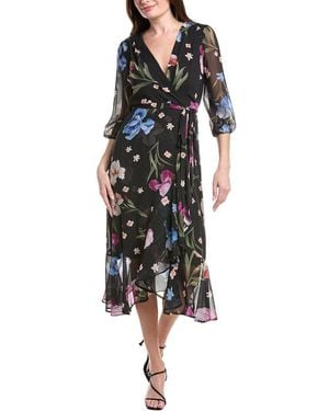 Sam Edelman Faux Wrap Maxi Dress - Black