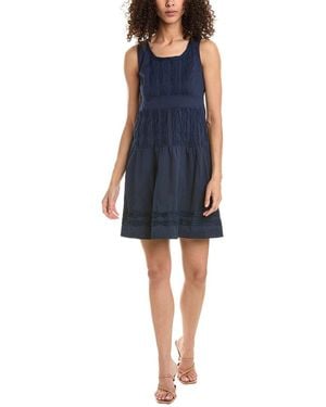 Frances Valentine Bubble Shift Dress - Blue