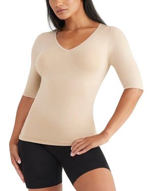 Yummie 3/4 Sleeve T-Shirt - Natural