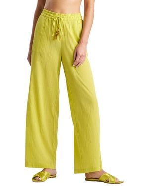 Natori Cotton Gauze Pant - Yellow