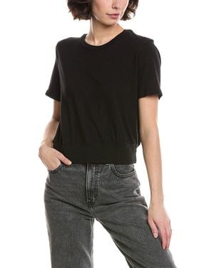 Michael Stars Dawson Banded T-Shirt - Black