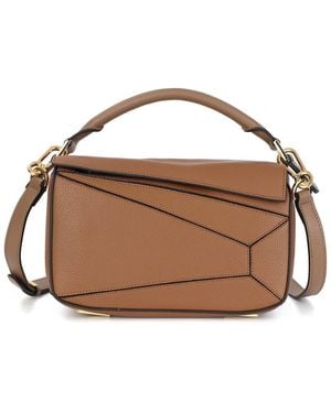 Tiffany & Fred Paris Smooth Leather Crossbody - Brown