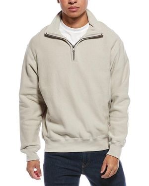 Todd Synder X Champion Fleece Mock Neck Sweatshirt - Grey