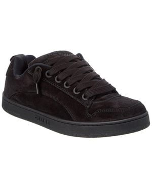 Celine Huntington Suede Sneaker - Black