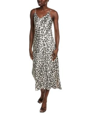 DKNY Washer Satin Bias Slip Dress - Natural