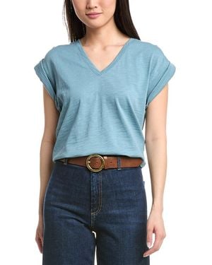 Nation Ltd Cooper V-neck Tank - Blue