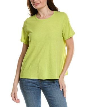 Eileen Fisher Crewneck T-Shirt - Green