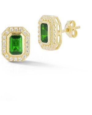 Glaze Jewelry 14k Over Silver Earrings - Green