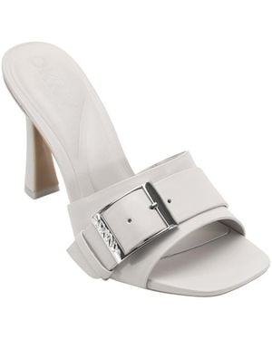 DKNY Clorissa Buckled Sandals - White