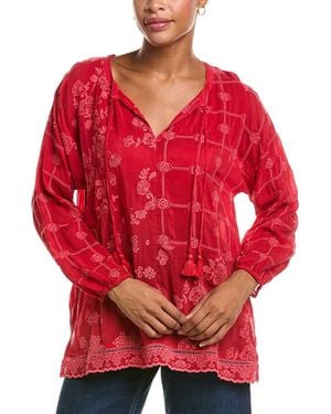 Johnny Was Eli Shirt - Red