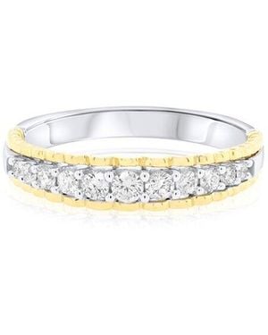 Diana M. Jewels 14k 0.29 Ct. Tw. Diamond Half-eternity Ring - Multicolour