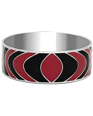 Alamode Jewelry Stainless Steel Bracelet - White