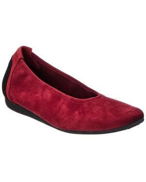 Arche Lamara Leather Flat - Red
