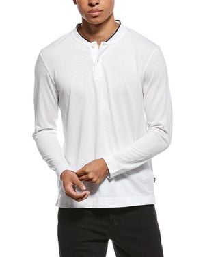BOSS Pal Henley Shirt - White