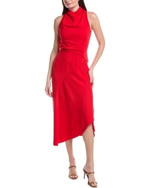 Reiss Giana Occasion Midi Dress - Red