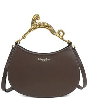 Tiffany & Fred Paris Leather Crossbody - Brown