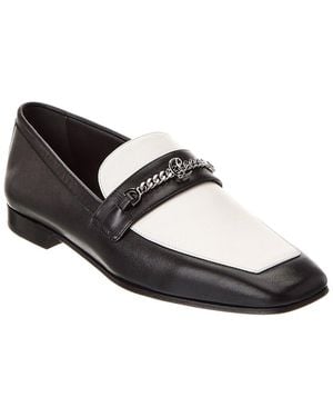 Christian Louboutin Mj Moc Leather Loafer - Black