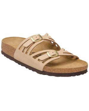 Birkenstock Granada Leather Sandal - Brown