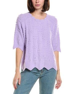 LaBiz Wool & Alpaca-Blend Jumper - Purple