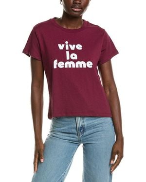 Chaser Brand Viva La Femme T-Shirt - Red