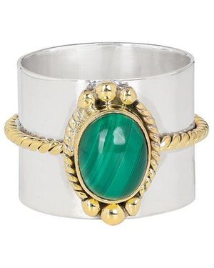 TIRAMISU 3.00 Ct. Tw. Malachite Ring - Blue