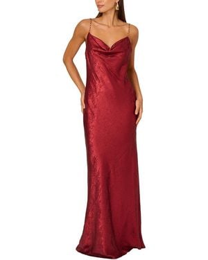 Adrianna Papell A-Line Dress - Red