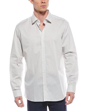 BOSS Valerio Modern Fit Dress Shirt - White