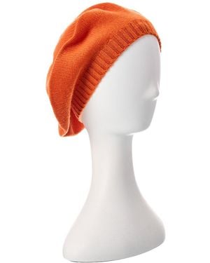 Portolano Cashmere Beret - White