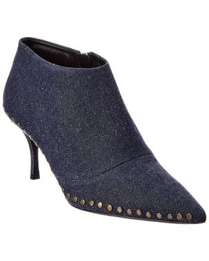 Roger Vivier Denim Boot - Blue