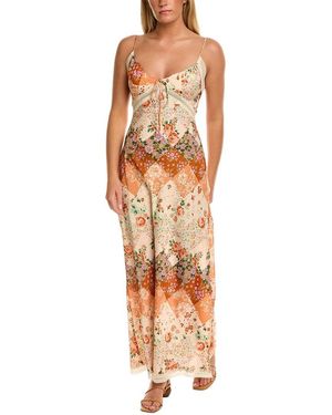 Free People Daisy Fields Maxi - Metallic