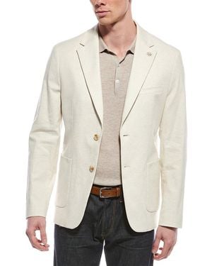 Report Collection Linen-Blend Jacket - Natural