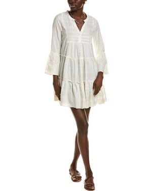 Elan A-Line Dress - White