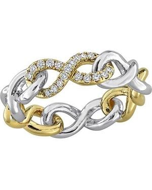Created Forever 0.19 Ct. Tw. Lab-Grown Diamond Infinity Eternity Ring - White