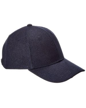 Bruno Magli Denim Baseball Cap - Blue