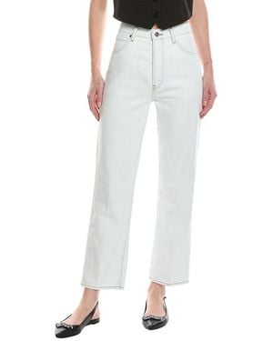 FRAME Frame The Vertical Trinity Crop Jean - Blue