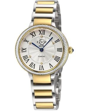 Gv2 Rome Brillante Diamond Watch - Metallic
