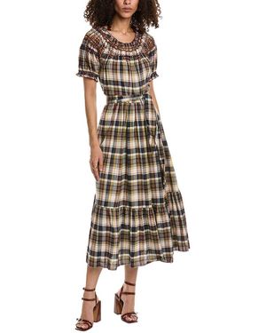 The Great The Sea Glass Midi Dress - Natural