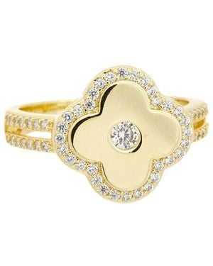 Juvell Plated Cz Ring - Metallic