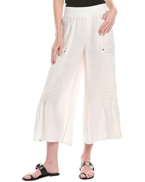 XCVI Brielle Linen Gaucho Pant - Pink