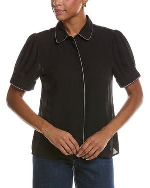 Cece Blouson Top - Black