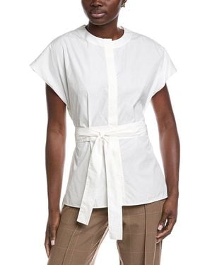Akris Silk-Blend Blouse - White
