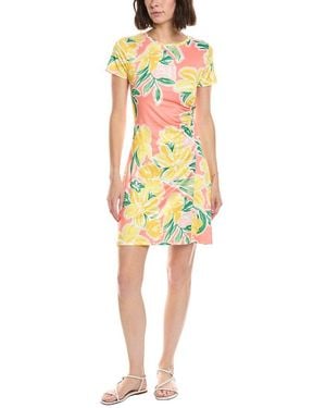 Stella Parker Kerri Printed Shirtdress - Yellow