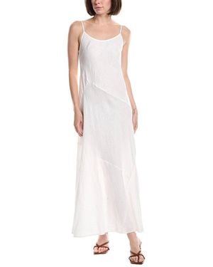 Michael Stars Cecily Patchwork Linen Midi Dress - White