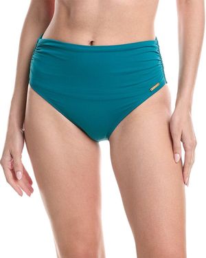 Vince Camuto Convertible High-Waist Bikini Bottom - Blue