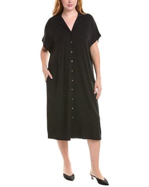 Lafayette 148 New York Plus Notch Duster - Black