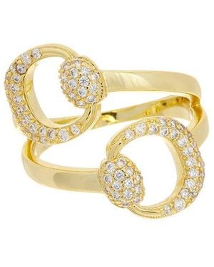 Juvell 18K Plated Cz Ring - Metallic