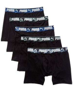 PUMA Set Of 5 Boxer Brief - Black