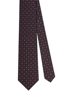 Robert Talbott Silk Neat Best Of Class Necktie - Purple